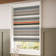 ColorizedZoom Twist2Go Calcutta Stripe Olive Roller Blind 4732