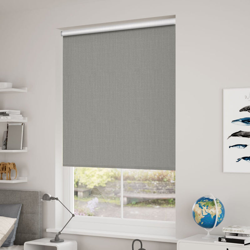 ColorizedZoom Choices Averley Dove Grey Roller Blind 4756
