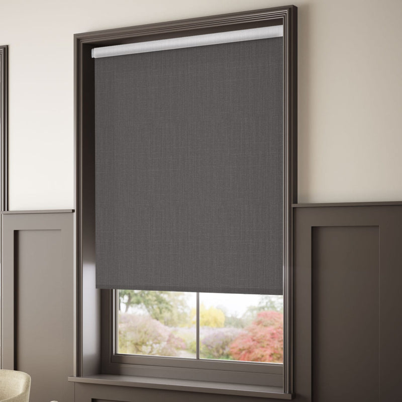 ColorizedZoom Choices Averley Taupe Roller Blind 4764