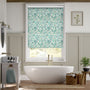 Colorized Twist2Go Rue Watercolour Teal Roller Blind 4803