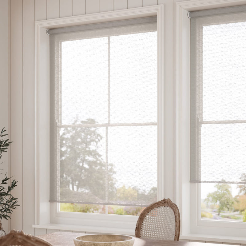 ColorizedZoom Oriel Voile Ash Roller Blind 4840