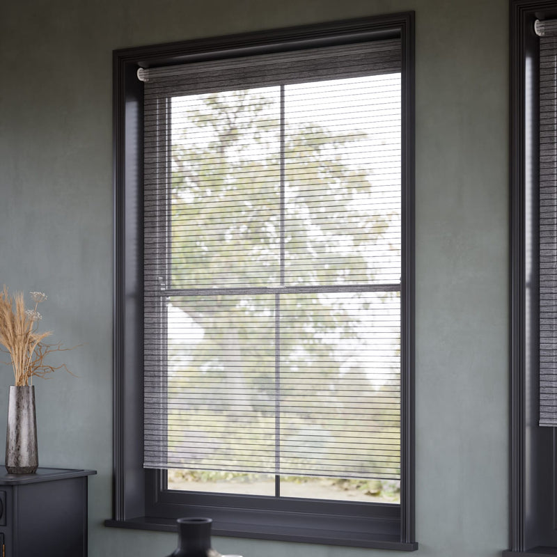 ColorizedZoom Electric Cicero Voile Nox Roller Blind 4853