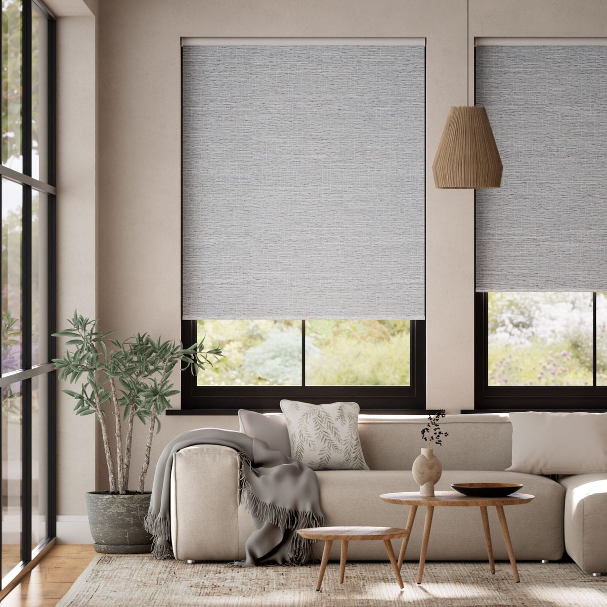 Colorized Twist2Go Austin Blackout Zinc Roller Blind 4954