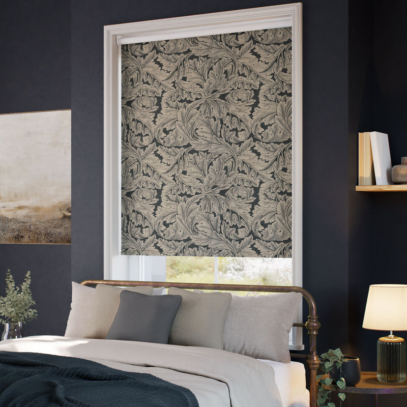 ColorizedZoom William Morris Acanthus Jacquard Antique Bronze  Roller Blind 4988