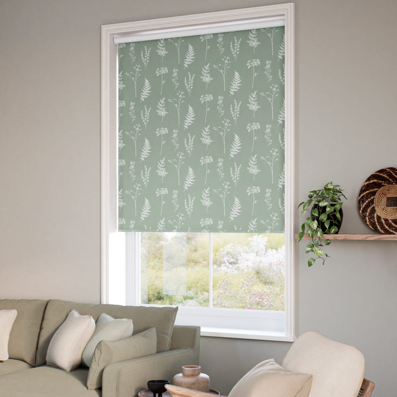 ColorizedZoom Adeline Eucalyptus Roller Blind 5085