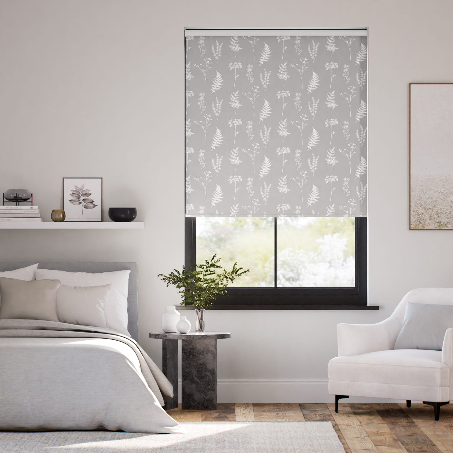 Colorized Twist2Go Adeline Dove Grey Roller Blind 5091