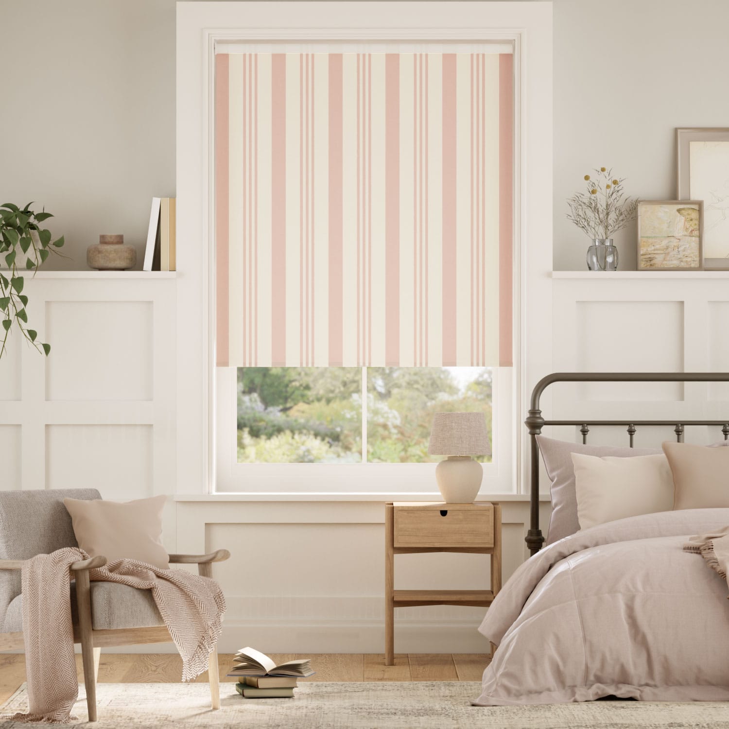 Colorized Choices Albany Rose Roller Blind 5117