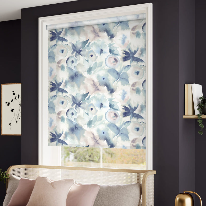 ColorizedZoom Flores Moonlight  Roller Blind 5169