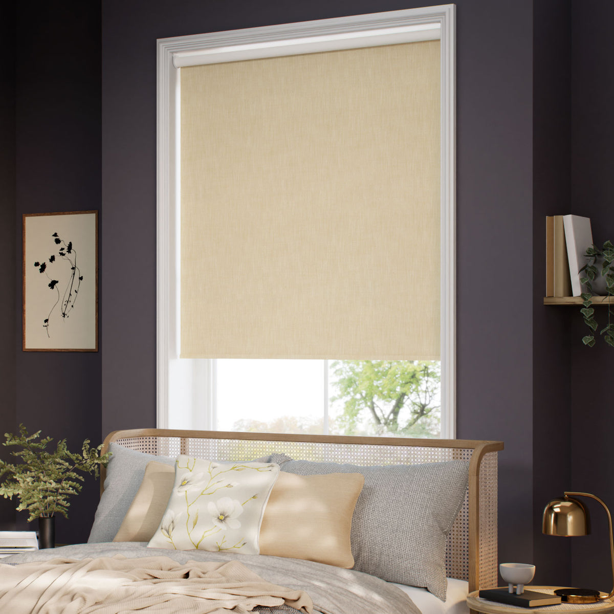 ColorizedZoom Choices Eco-Friendly Nyah Sand Roller Blind 5258
