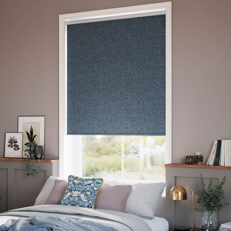 ColorizedZoom Choices Isabella Dusky Blue Roller Blind 5271