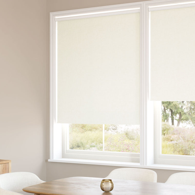 ColorizedZoom Twist2Go Choices Eco-Friendly Riley Natural White Roller Blind 5279
