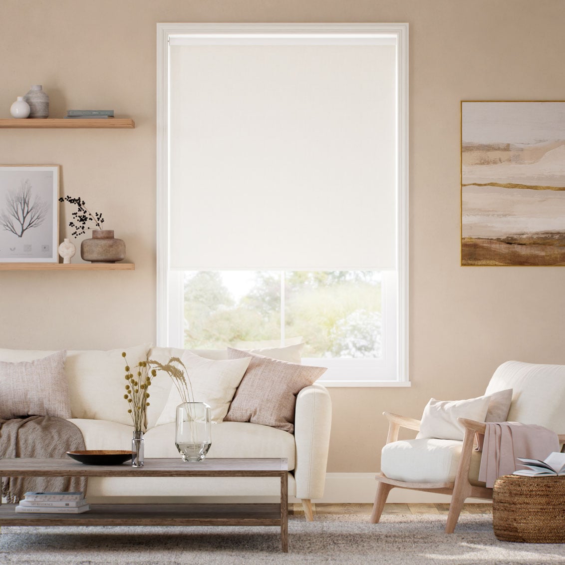 Colorized Twist2Go Choices Eco-Friendly Nyah Chalk Roller Blind 5283