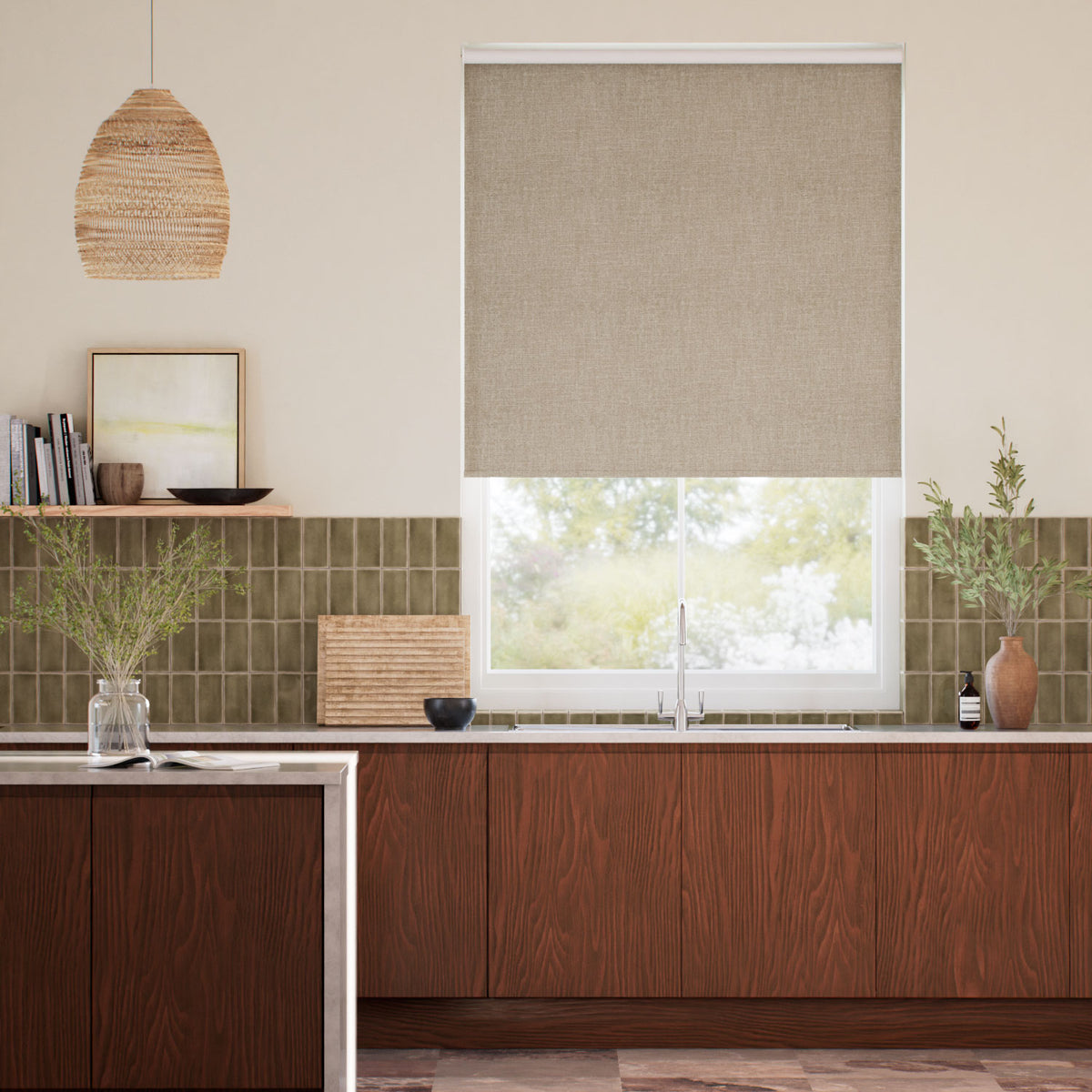 Colorized Twist2Go Choices Lydia Almond Roller Blind 5292