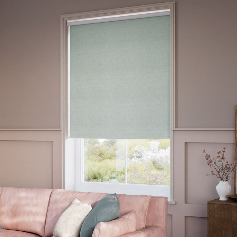 ColorizedZoom Twist2Go Choices Lydia Sky Blue Roller Blind 5297