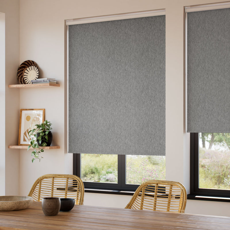 ColorizedZoom Twist2Go Choices Isabella Cinder Grey Roller Blind 5299