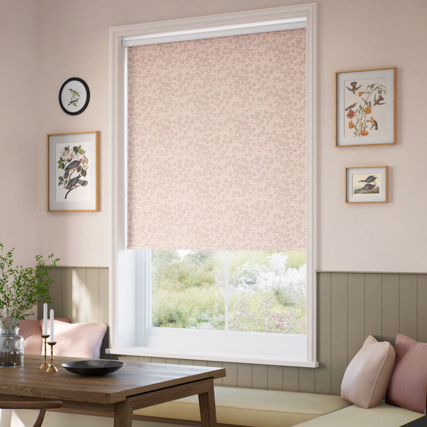 ColorizedZoom Mitsi Shadow Blush Roller Blind 5372