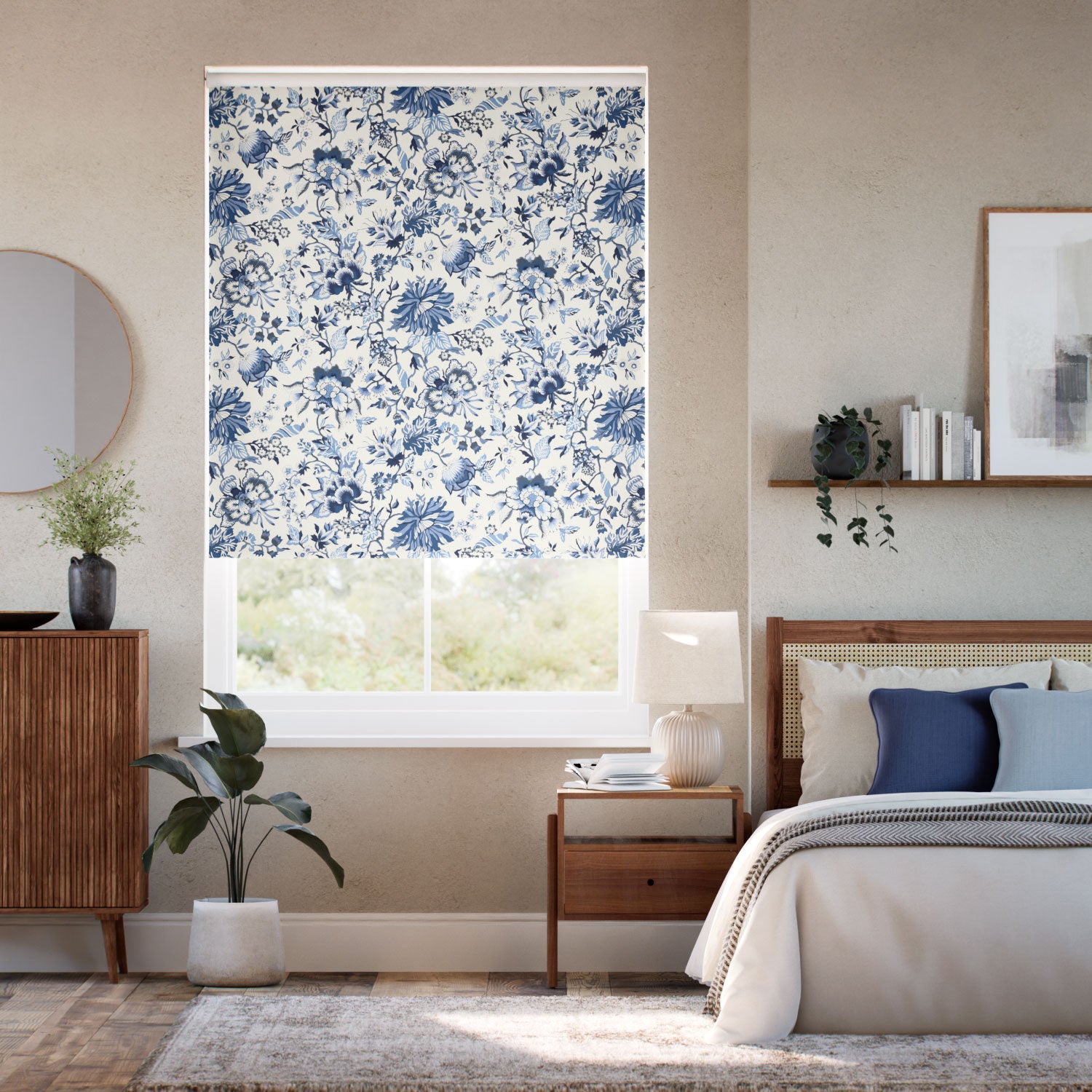 Colorized Twist2Go Christelle Yale Blue Roller Blind 5391