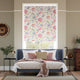 Colorized Twist2Go Christelle Carmine Rose Roller Blind 5389