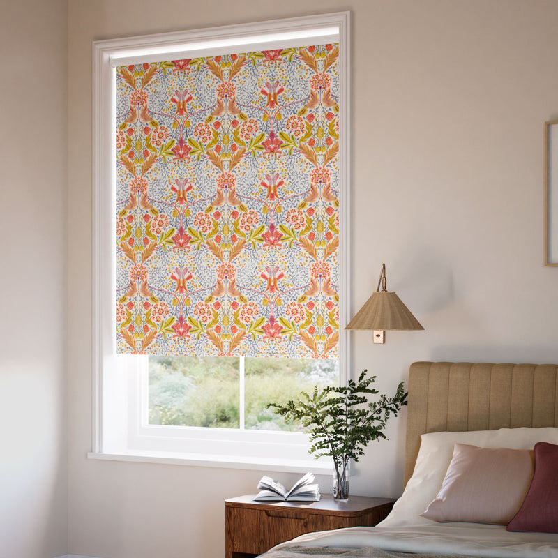 ColorizedZoom Twist2Go Elm House Rust Roller Blind 5397