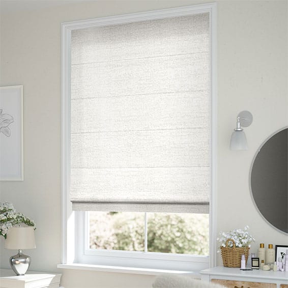 ColorizedZoom Versailles Snowdrop Roman Blind 6634