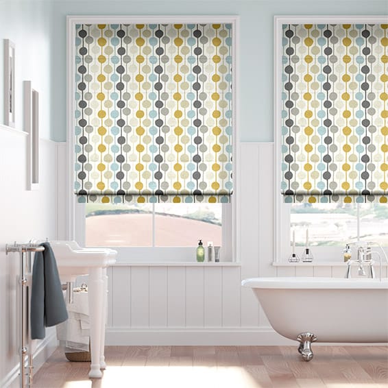 Colorized Taimi Stripe Coast Roman Blind 6637