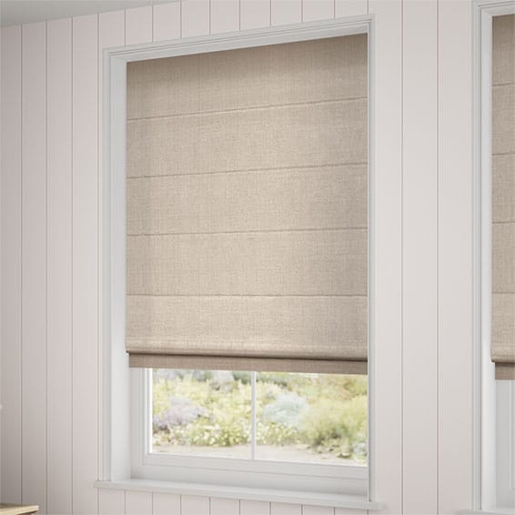 ColorizedZoom Penrith Sandstone Roman Blind 6645