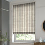 ColorizedZoom Truro Stripe Linen Sandstone Roman Blind 6657