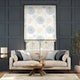 Colorized Gardenia Blush Cloud  Roman Blind 6690