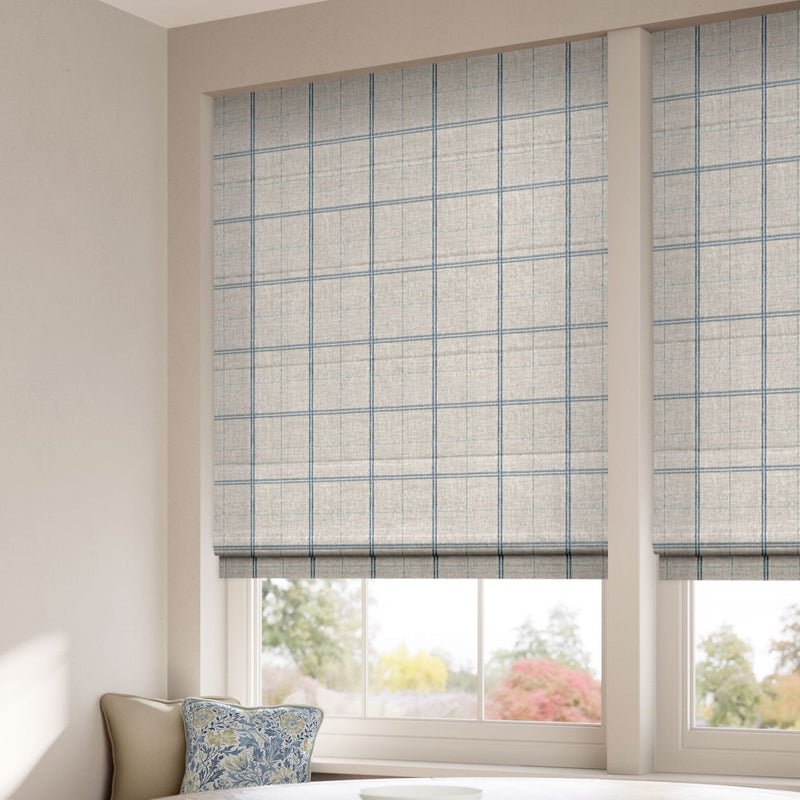 ColorizedZoom Washington Still Blue Roman Blind 6710