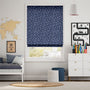 Colorized Starry Skies Blue Roman Blind 6712