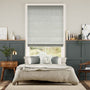 Colorized Bijou Linen Dove Grey  Roman Blind 6728