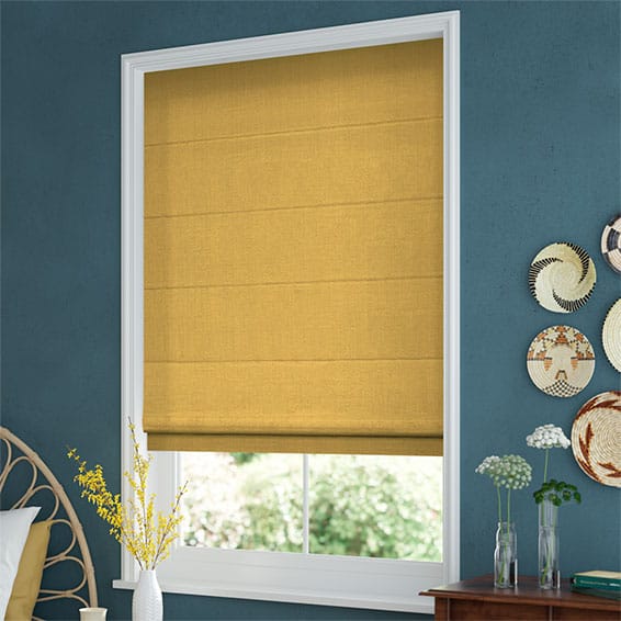 ColorizedZoom Bijou Linen Sunflower  Roman Blind 6736