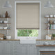 Colorized Bijou Linen Grey Wash Roman Blind 8971