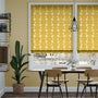Colorized Lohko Golden Syrup Roman Blind 6767