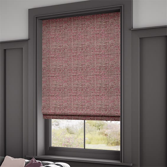 ColorizedZoom Glencoe Blossom Pink Roman Blind 6805
