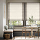 Colorized Puritan Dove White Roman Blind 6853