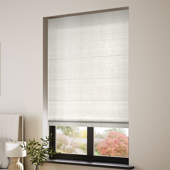 ColorizedZoom Dupioni Faux Silk Oyster Roman Blind 6873