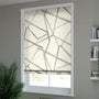 ColorizedZoom Sumi Steel Roman Blind 6879