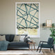 Colorized Sumi Indigo Roman Blind 6878