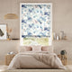 Colorized Flores Moonlight  Roman Blind 6887