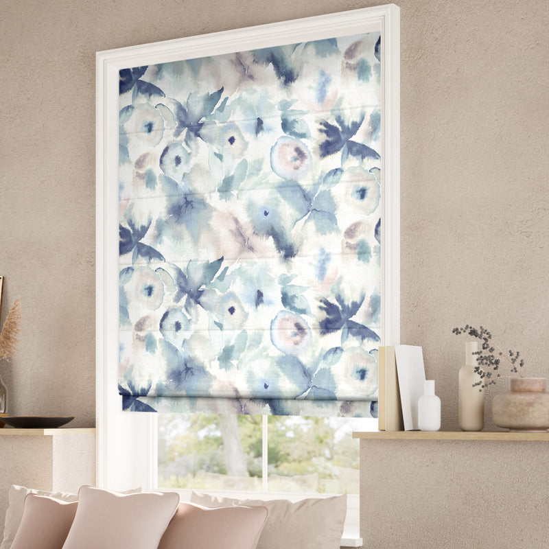 ColorizedZoom Flores Moonlight  Roman Blind 6887