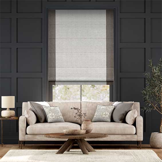 Colorized Verve Silver Roman Blind 6894