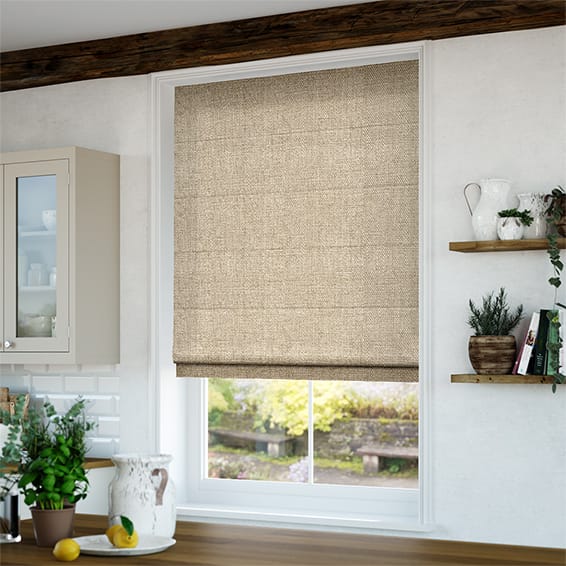 ColorizedZoom Linen Hopsack Roman Blind 6896