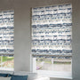 ColorizedZoom Aguas Linen Splash Blue Roman Blind 6939