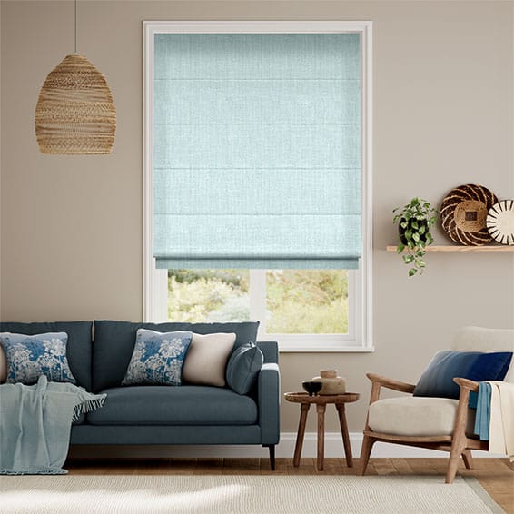 Colorized Cavendish Spearmint Roman Blind 8956
