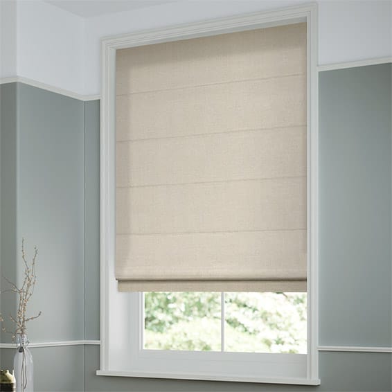 ColorizedZoom Aspen Cream Roman Blind 6989