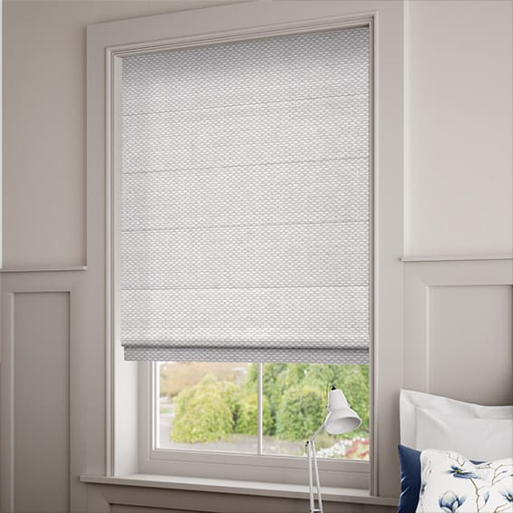 ColorizedZoom Elision Silver Roman Blind 7003