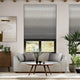 Colorized Ombre Storm Roman Blind 7065