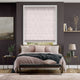 Colorized William Morris Acorn Sorbet Roman Blind 7073
