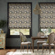 Colorized William Morris Compton Noir Roman Blind 7078